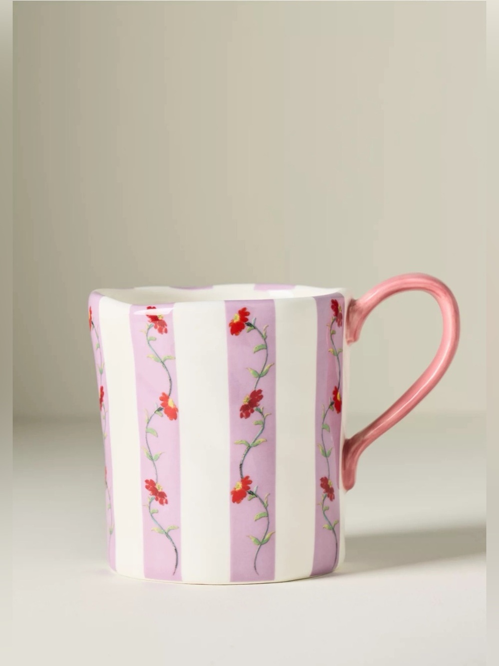 NEW Anthropologie Amma Stoneware Mug Light Purple